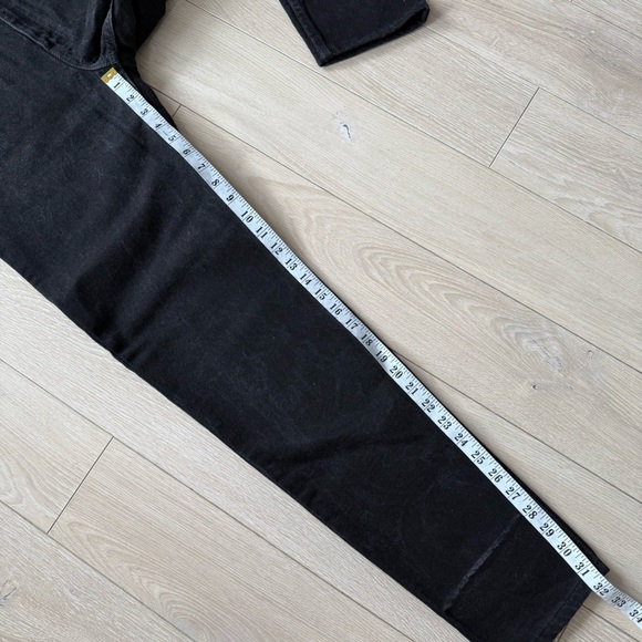 Vintage Levi's 512 High Rise Slim Fit Tapered Black Jeans Size 30 - Picture 8 of 14
